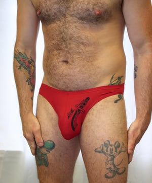 Image of Dagger speedo Red