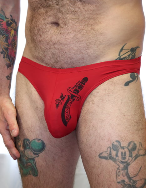 Image of Dagger speedo Red