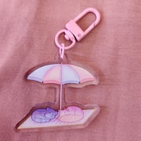 Beach Nap Keychain