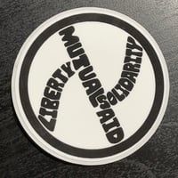 Image 2 of Mutual Aid Liberty Solidarity Sticker