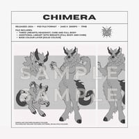 CHIMERA LINEART TEMPLATE