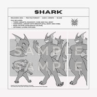 SHARK LINEART TEMPLATE