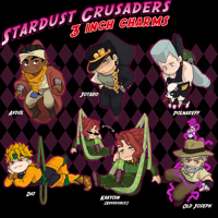 [PREORDER!] Stardust Crusaders Acrylic Charms