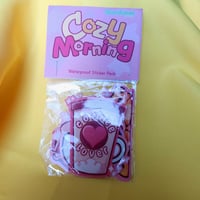 Cozy Morning Waterproof Sticker Pack