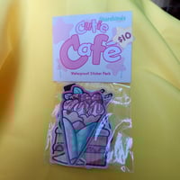 Cutie Cafe Waterproof Sticker Pack