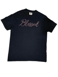 Image 3 of Blessed Rhinestone Shirt 