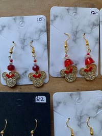 Image 2 of $10-$13 Character earrings : Stitch ,Pooh , Tramp, Minnie, Dalmatian and more 