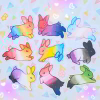Image 2 of pride bunny stickers