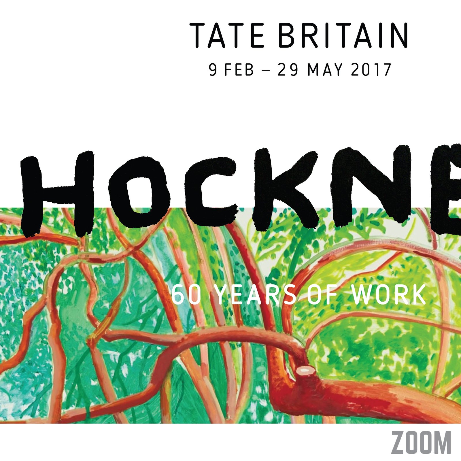 The Gate | David Hockney - 2017 | Event Poster | Vintage Poster