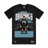 Image 1 of Hood Originals - Big Homie Latu - Pushing Weights Tee