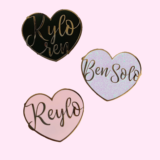 Image of Kylo Ren/Ben Solo hearts