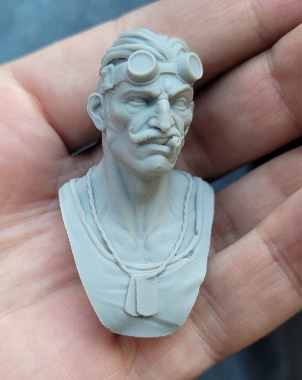 Image of Tank mechanic bust