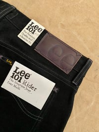 Image 5 of LEE 101 Z RIDER BLACK JEANS (NEW) 2