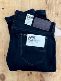 Image 1 of LEE 101 Z RIDER BLACK JEANS (NEW) 2