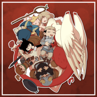 Dungeon Meshi Big Sticker