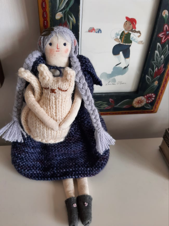 Made to  order dolls ~  folk art doll
