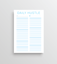 Daily Hustle Notepad