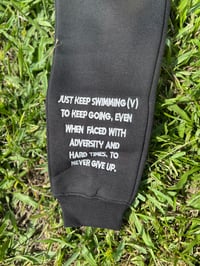 Image 2 of Black Signature Logo Jogger Pants