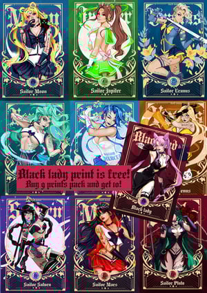 Image of Exclusive LTD Sailor Moon A5 and A6 pack