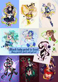 Image 3 of Sailor Moon A4 LTD print pack.