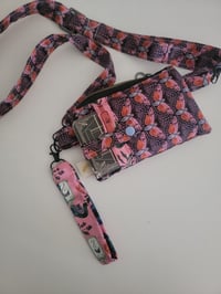 Image 1 of Death Moth - phone pocket crossbody bag