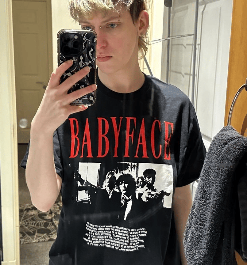 Image of BABYFACE Black T-Shirt [ON SALE]