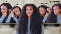 Image 1 of 250% CURLY HD LACE FRONTAL *BOMB WIG* 
