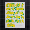 Graffiti Green (Yellow)