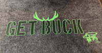 SPEC Green "GET BUCK" tee- U.S.A. made!