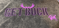 SPEC Purple "GET BUCK" Tee- U.S.A. made!
