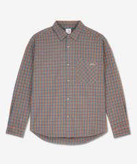 Image 1 of POLAR_MITCHELL LS SHIRT :::BLUE/RUST:::