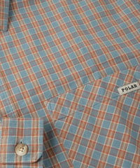 Image 3 of POLAR_MITCHELL LS SHIRT :::BLUE/RUST:::