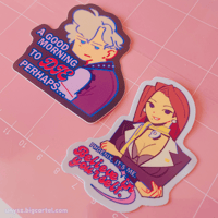 Ace Attorney Matte Stickers