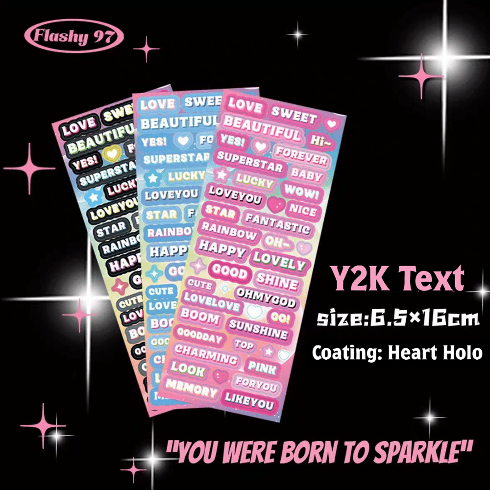 Image of Y2K Text - Flashy 97