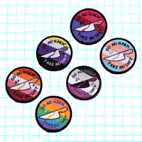 Image 1 of DO NO HARM, TAKE NO SHIT PRIDE FLAG PATCHES