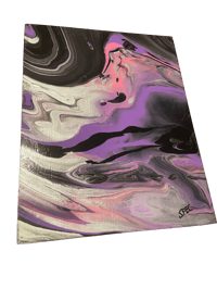 SPEC 8" x 10" purple 1 painting