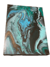 SPEC 9" x 12" green painting- U.S.A. made!