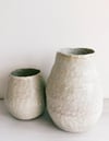 wood fired vases (pair) #38