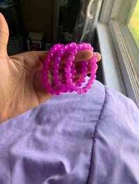 Hot pink bracelets!!
