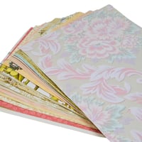 Image 3 of Vintage Wallpaper Sheets Dolls House Paper Pack