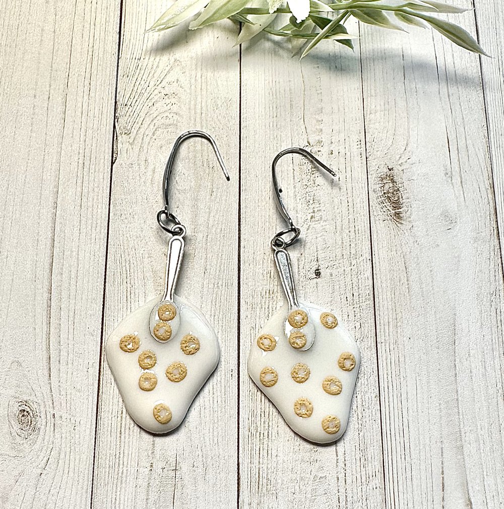 Image of Honey O's Cereal Dangle Earrings