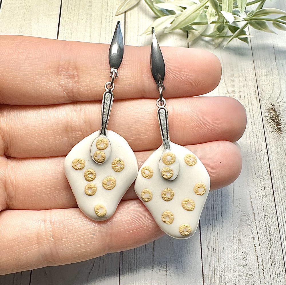 Image of Honey O's Cereal Dangle Earrings