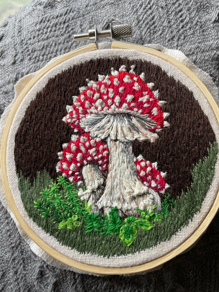 Image of Amanita Embroidery