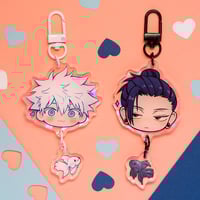 Image 1 of Gojo & Geto keychains