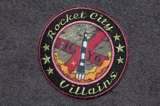 Rocket City Villains Veterans event patch