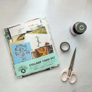 collage card kit [deluxe ephemera & paper packet]