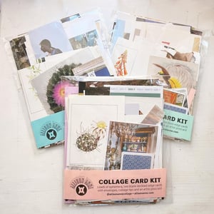 collage card kit [deluxe ephemera & paper packet]