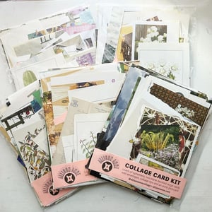 collage card kit [deluxe ephemera & paper packet]