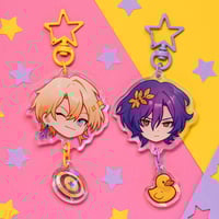 Image 1 of Aventurine & Dr. Ratio keychains