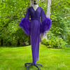 Purple Sheer "Selene" Dressing Gown Limited Edition 